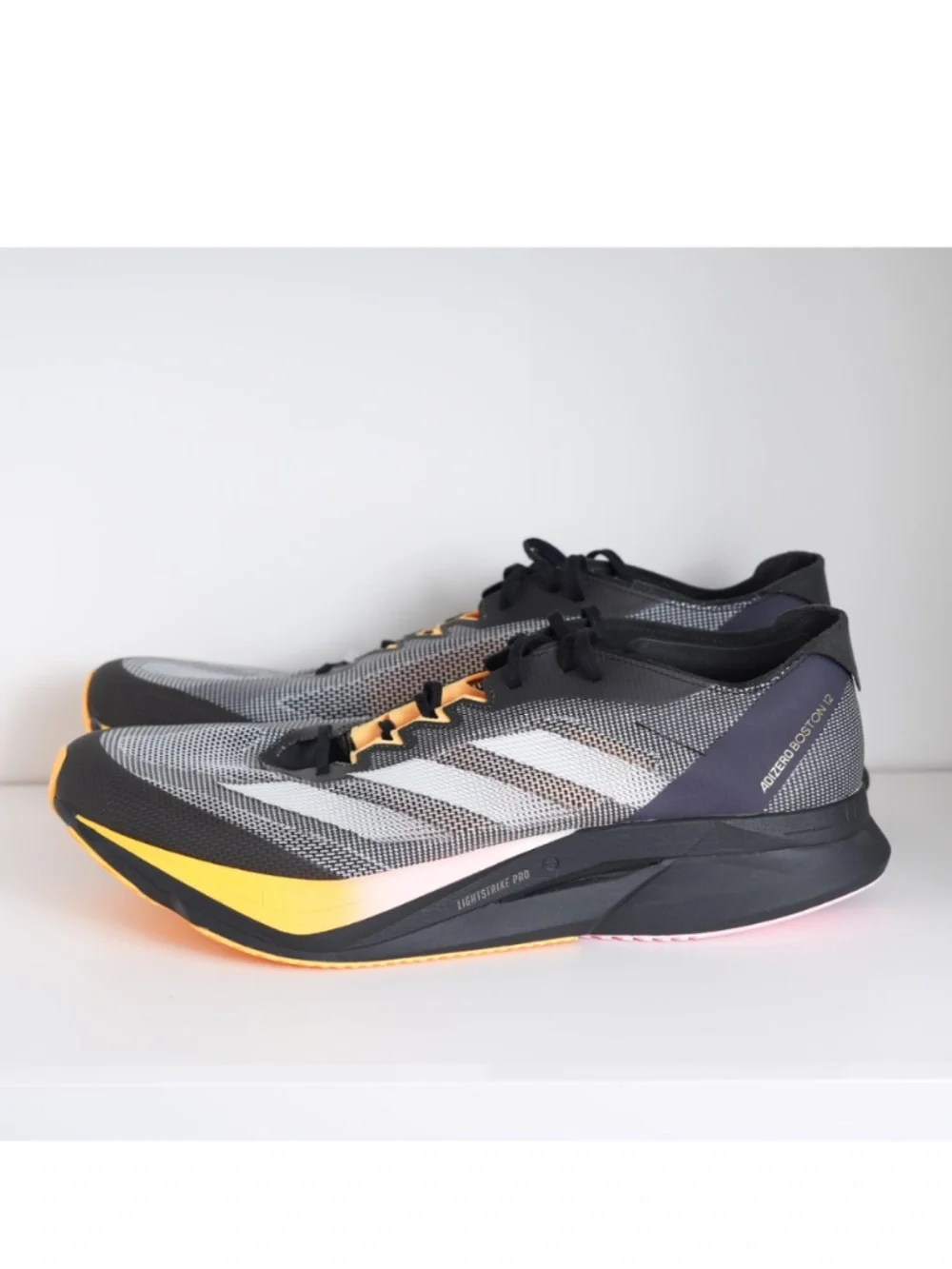 $160 Men’s Adidas Adizero Boston 12 Athletic Running Shoe IF9212 US 13 EU 48